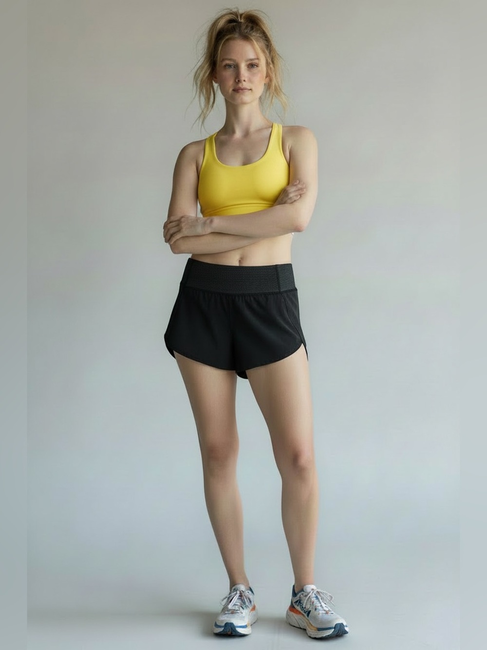 Outdoor Voices Black Women's Athletic Shorts with Zip Pocket